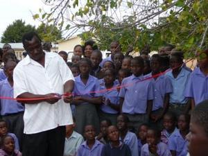 Alpha 1. Cutting of the ribbon at the opening ceremony