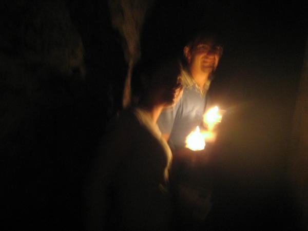 Valerio and I in Underground Roman-Greek City 