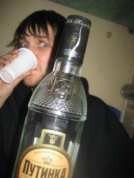 Dan and his vodka