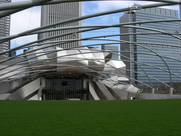 The Pritzker Pavillion and the Great Lawn