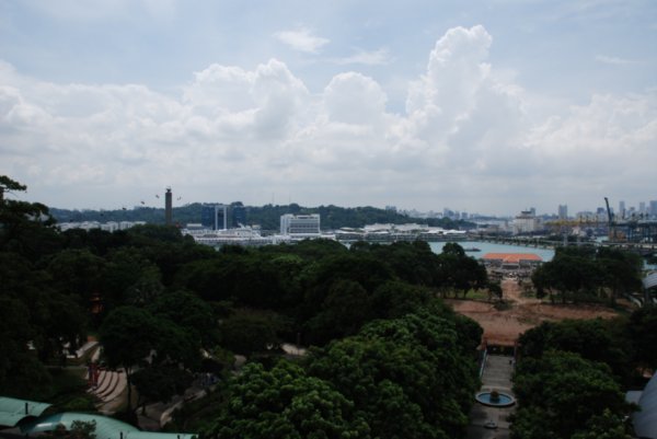 View from Sentosa Island