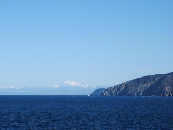 Mtns. of Kaikoura - on the east coast of the South Island