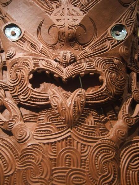Maori Carving in Auckland Museum