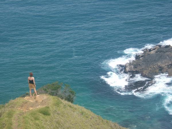Looking out at the Tasman