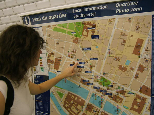 Kelly became an expert metro map reader