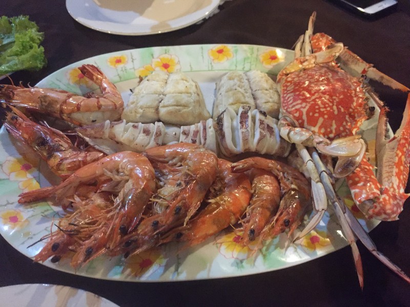 Koh Phangan - immense seafood platter