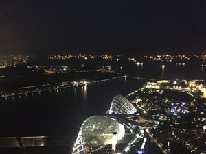 Singapore - night view from Marina bay