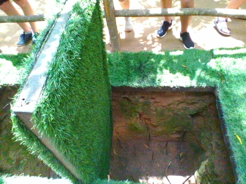 Piege en expo dans la zone des tunnels de Cu Cui