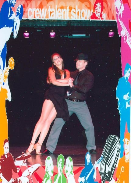 Dancing with the Stars - Casino Manager and I doing the cha-cha