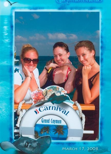 My two closest friends - Sabrina and Morgana - in Grand Cayman