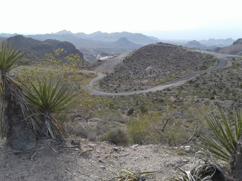 Route 66 at Sit greaves Pass