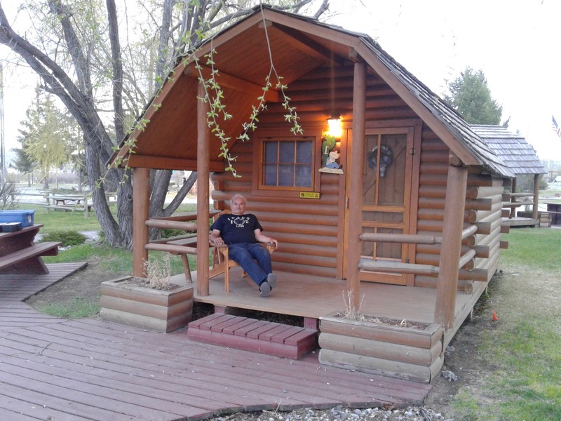 Our cabin in Butte