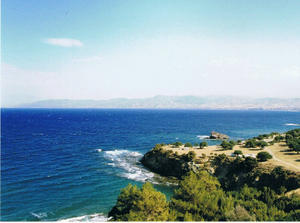 Across Chrysochou Bay from the Akamas Peninsular