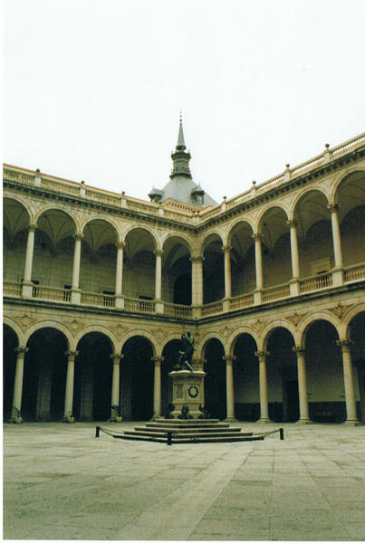 Inside the alcazar, Toledo