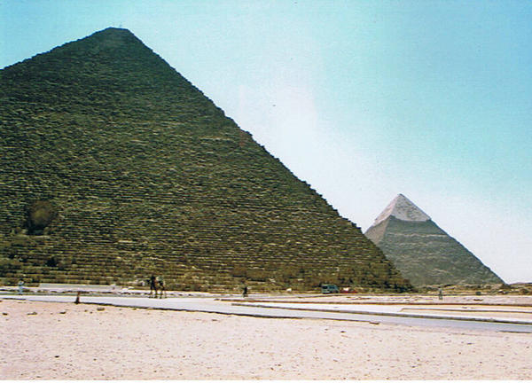 The Great Pyramid of Cheops and the Pyramid of Chephren