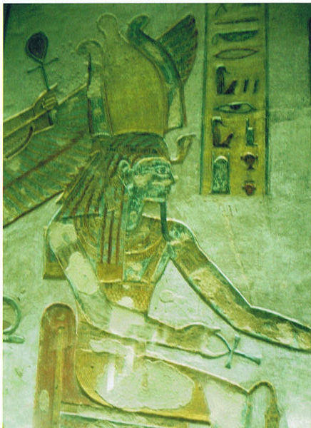Inside the tomb of Amenophis II