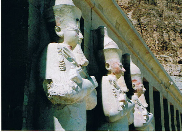Part of the colonnade at Hatshepsuts Temple