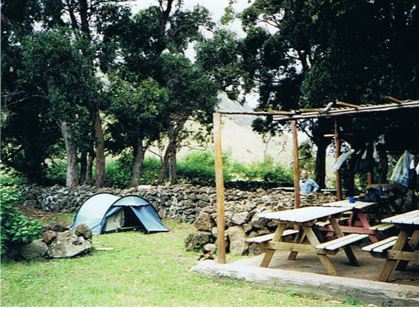 Camping at the rangers station