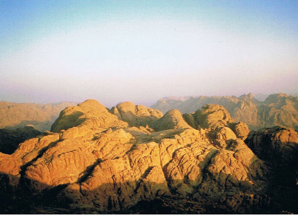 View from the top of Mount Sinai