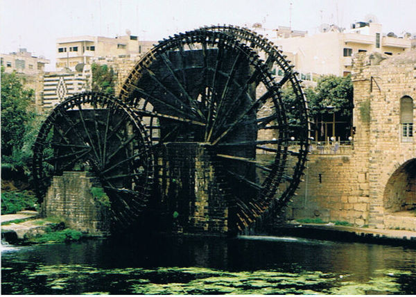 Old Noria, or water wheel, Hama
