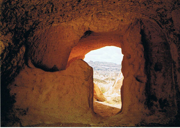 View from an old cave house, Cappadocia