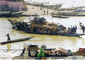 Market at Mopti on the Niger River
