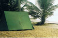 More beach front camping, outside Lome