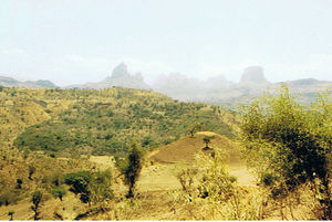 Stunning scenery on the way to Axum