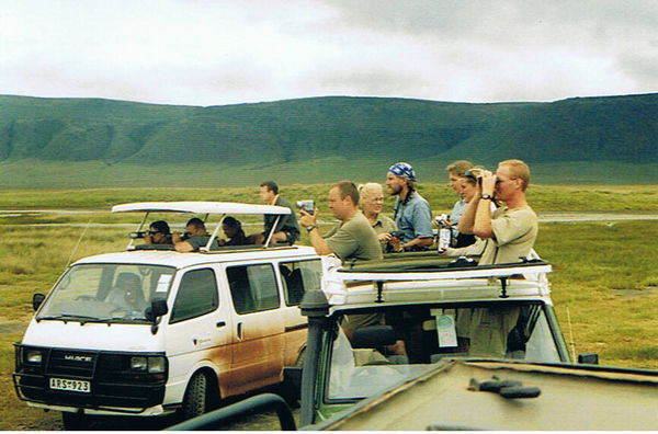 Game drive, Ngorongoro Crater