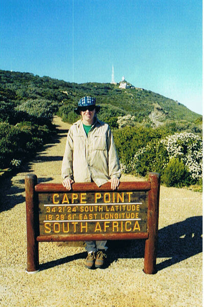 Karen at Cape Point