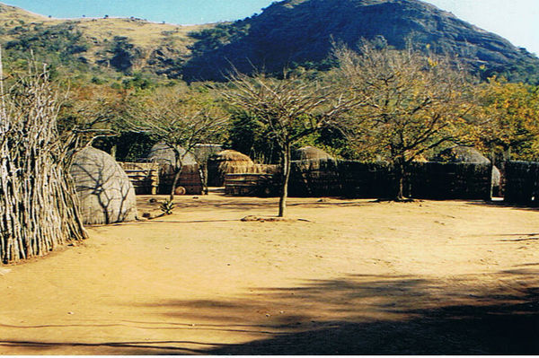 "Typical Swazi Village"