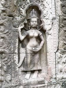 Ta Som temple - carving
