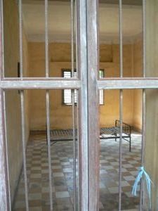 Interrogation room at Tuol Sleng