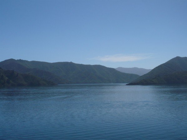 View from the Kaitaki, Queen Charlotte Sound