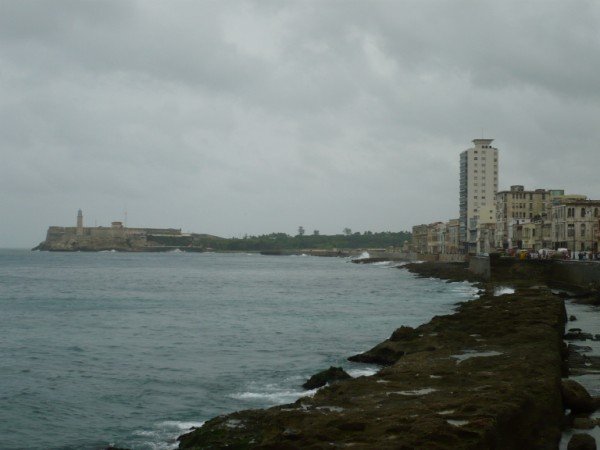 Along the malecon towards the forts