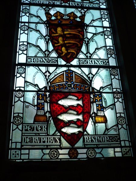Stained glass window, Great Hall, Winchester