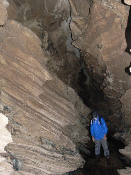 Colin again in Middle Cave