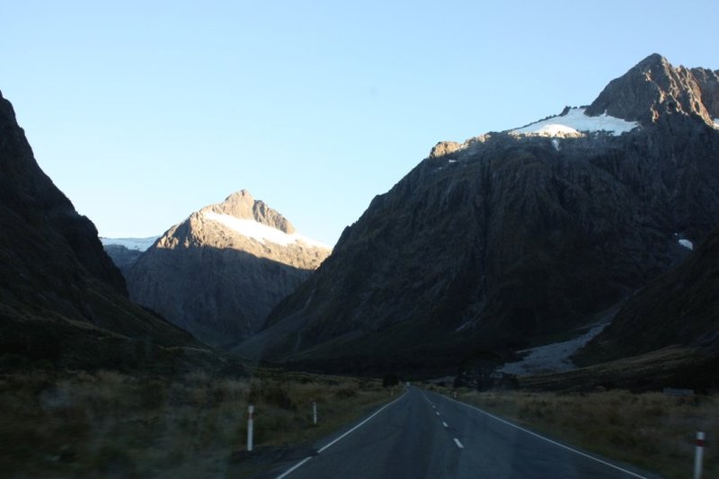 On the road to Milford Sound