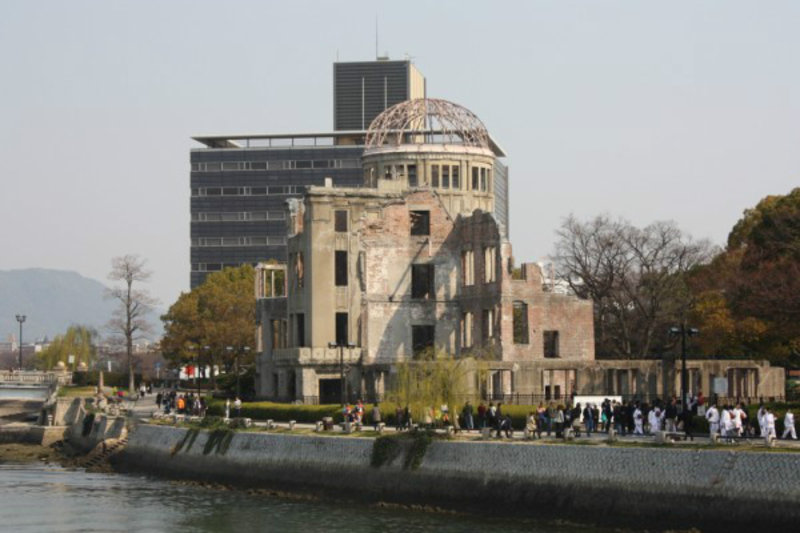 A-Bomb Dome from the Peace Park