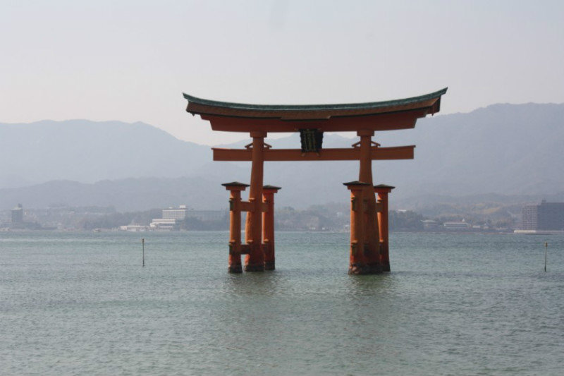 O-Torii Gate at high tide
