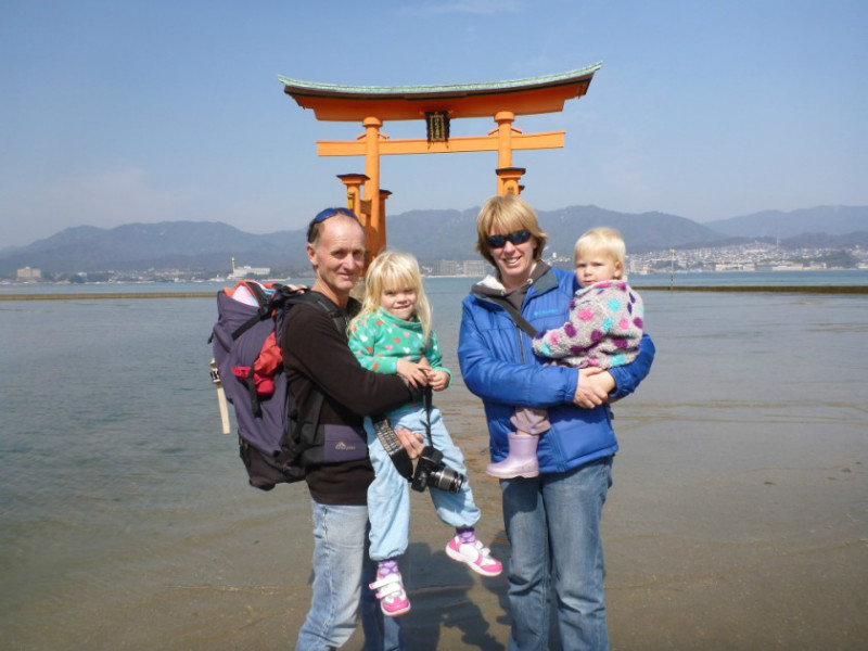The tribe at the O-Torii Gate