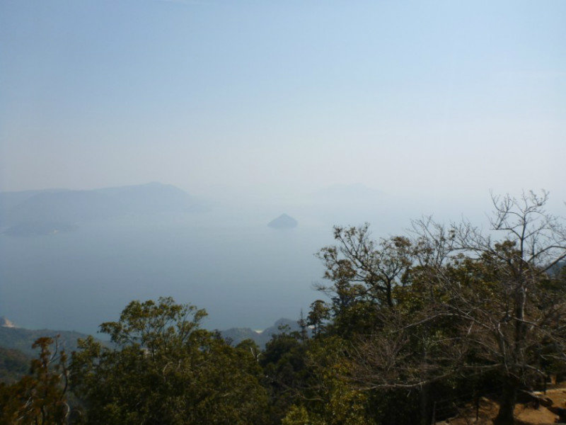 View from the top of Mt Misen