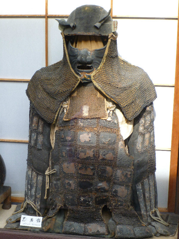Warrior clothing displayed in street