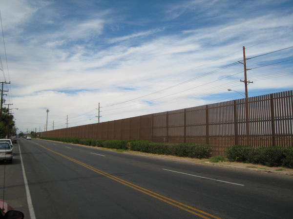 The Border Wall in Mexicali