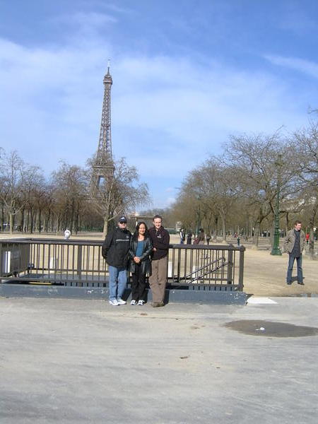 Bob, Lia & Justin - Eiffel Tower