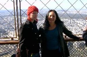 Lia & Kathy Eiffel Tower