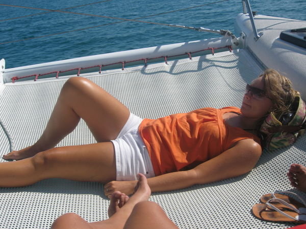 chilling on the boat!