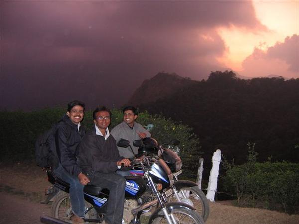 Anand, Arvind and me near topstation