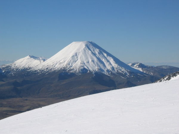 Mt. Ngauruhoe and Mt. Tongariro