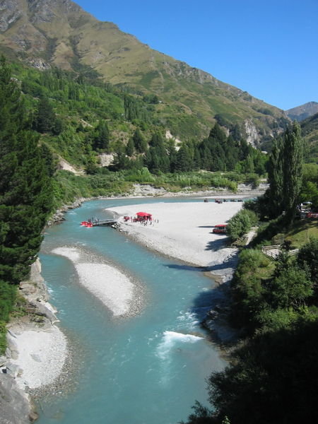 Shotover Jetboat launch